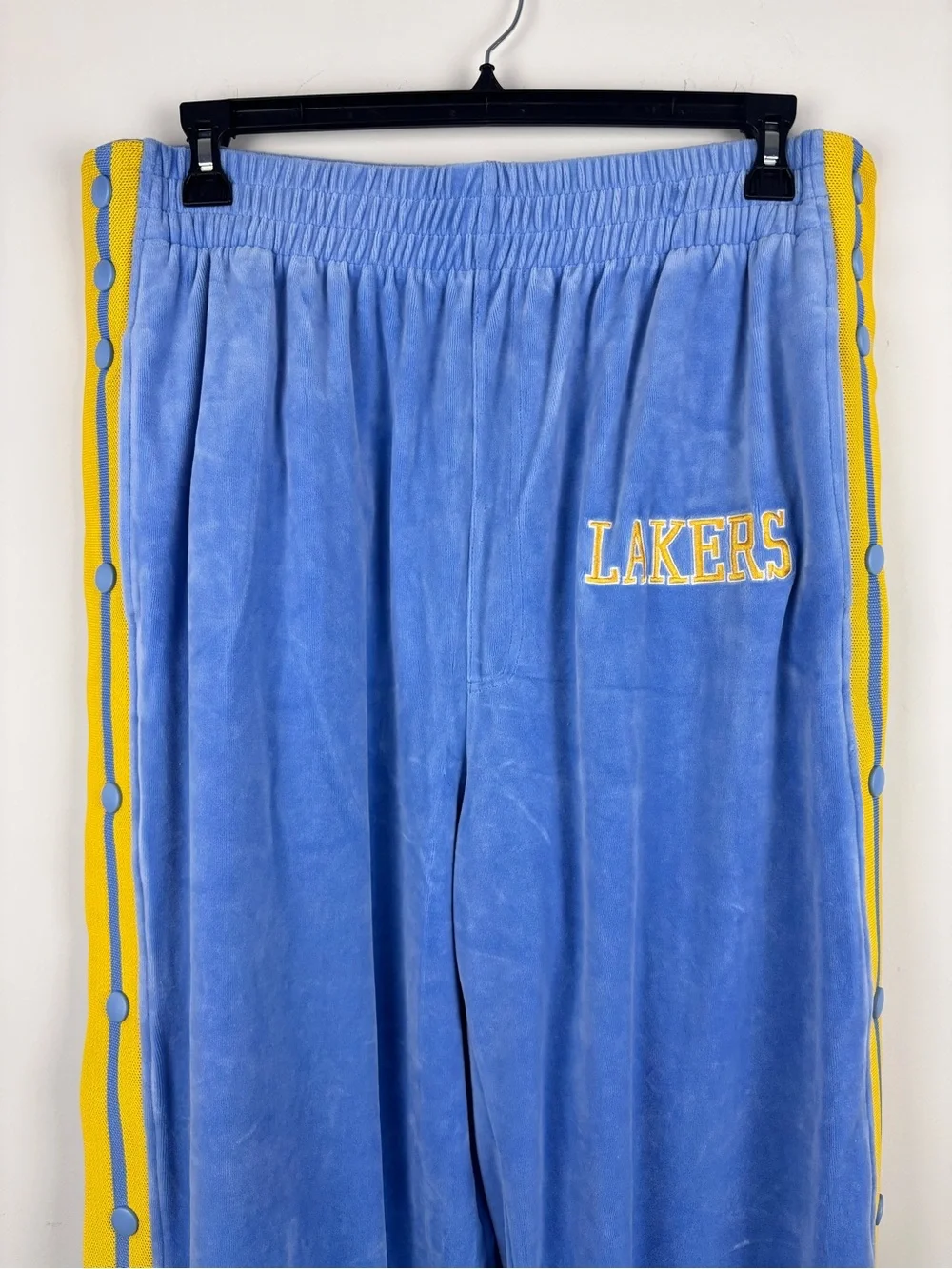 VTG G-III Mens XXL MPLS Lakers Velour Tear Away Pants Minneapolis Throwback Y2K